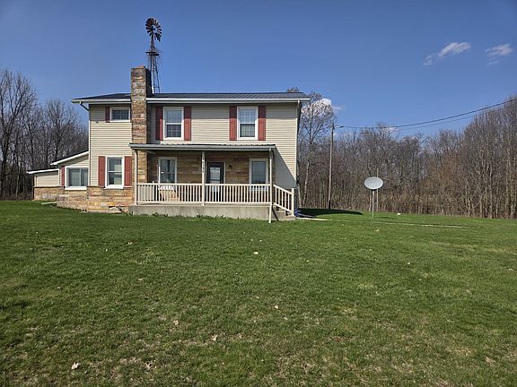 Covered Front Porch & Spacious Yard Area