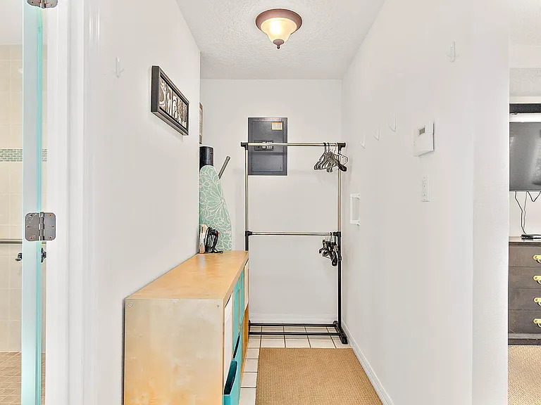 Master bedroom open closet