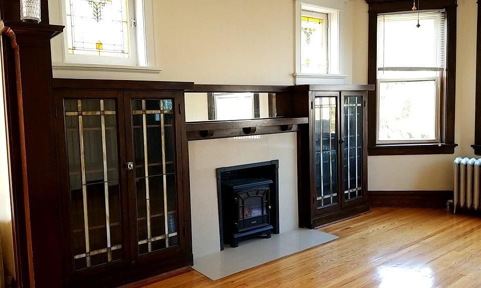 living-room with fireplace
