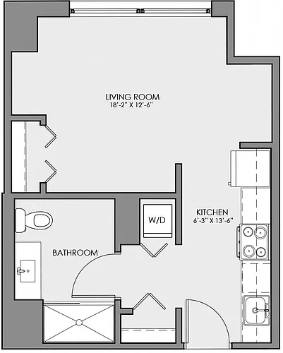 Floor plan Studio