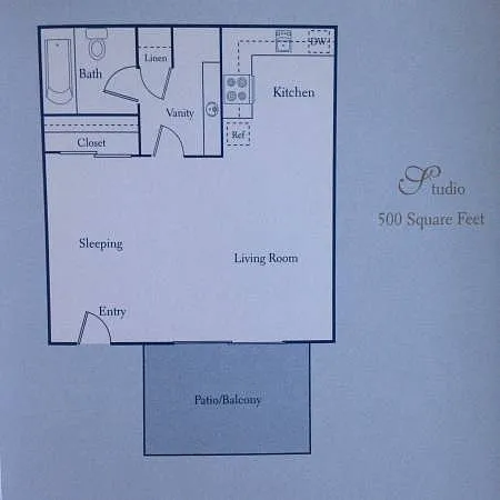 Floor plan Studio