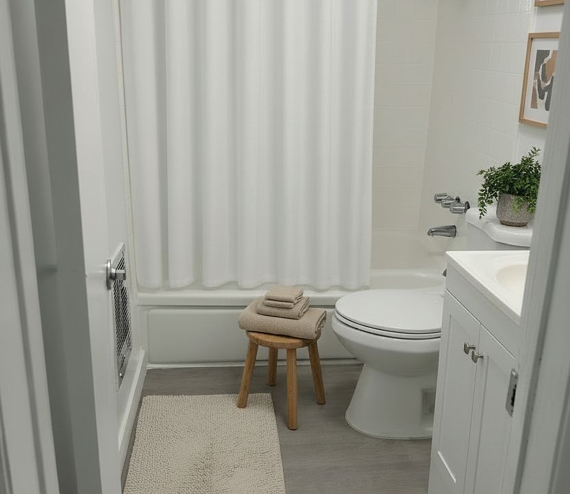 Full bathroom with tub/shower