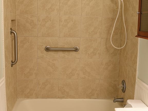 Tiled bathroom