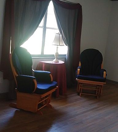 Large living room, oak floor