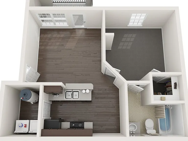1 BR 1 BR