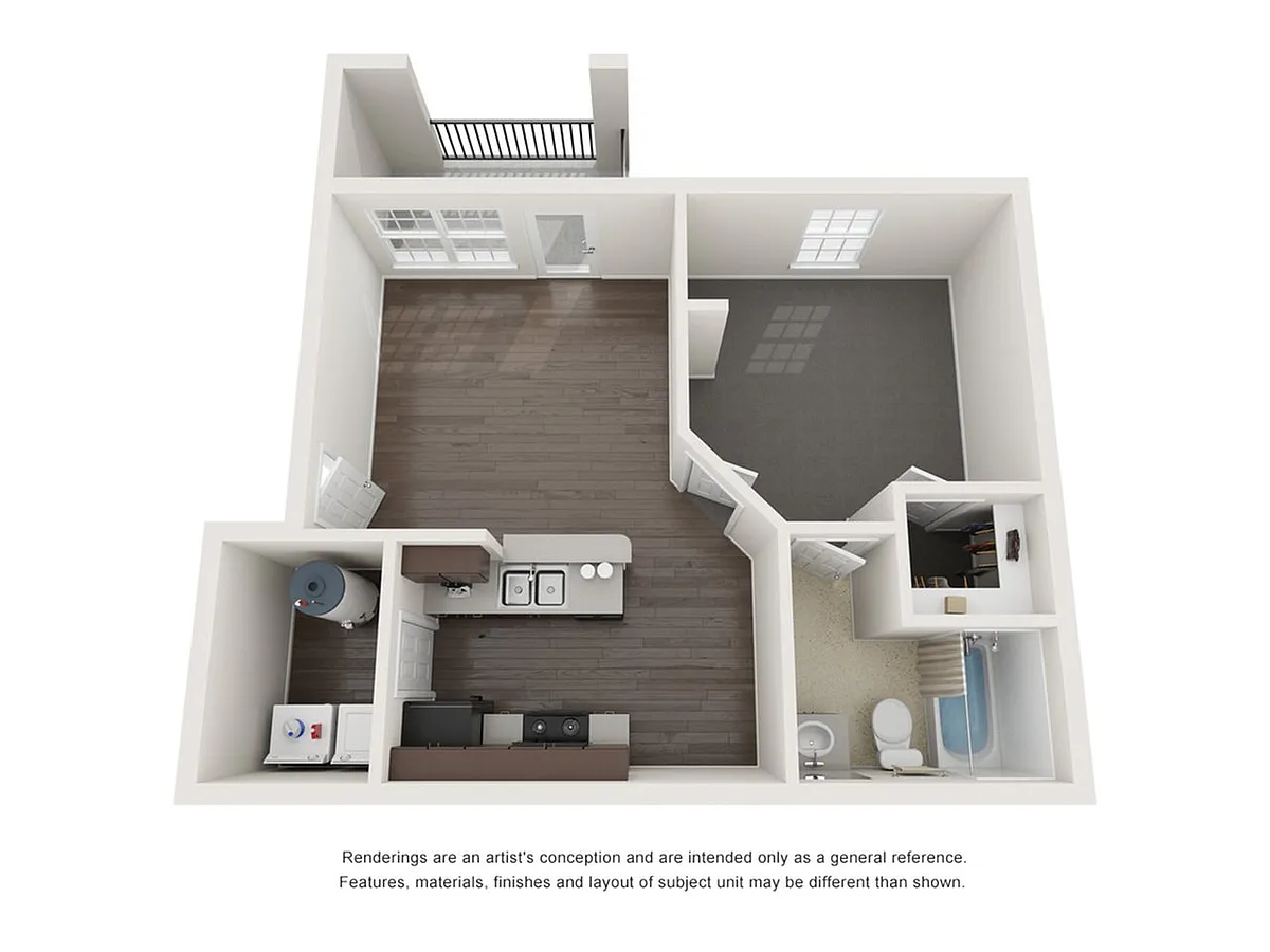 Floor plan 1BR