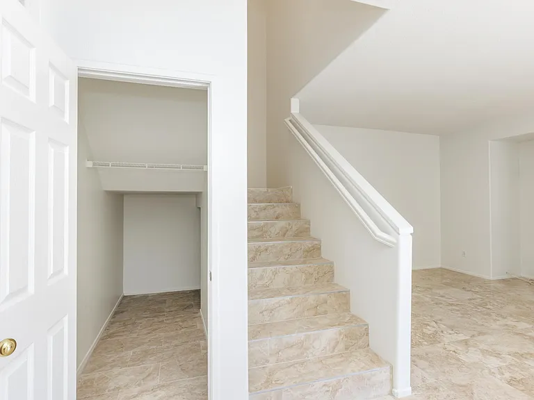 "Harry Potter" Closet under the stairs and the staircase.