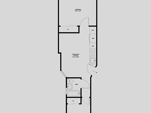 2nd image of 324 W 49th St APT 3FW