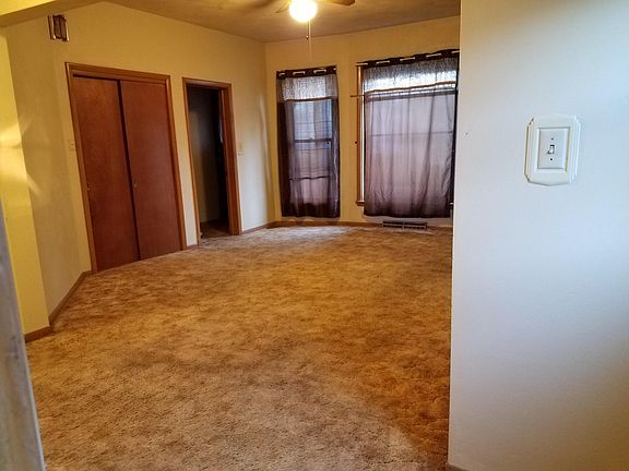 living room looking toward front entry