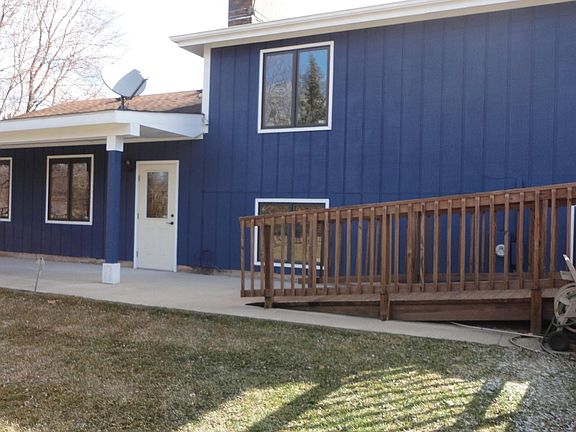 Ramp at rear of home to deck