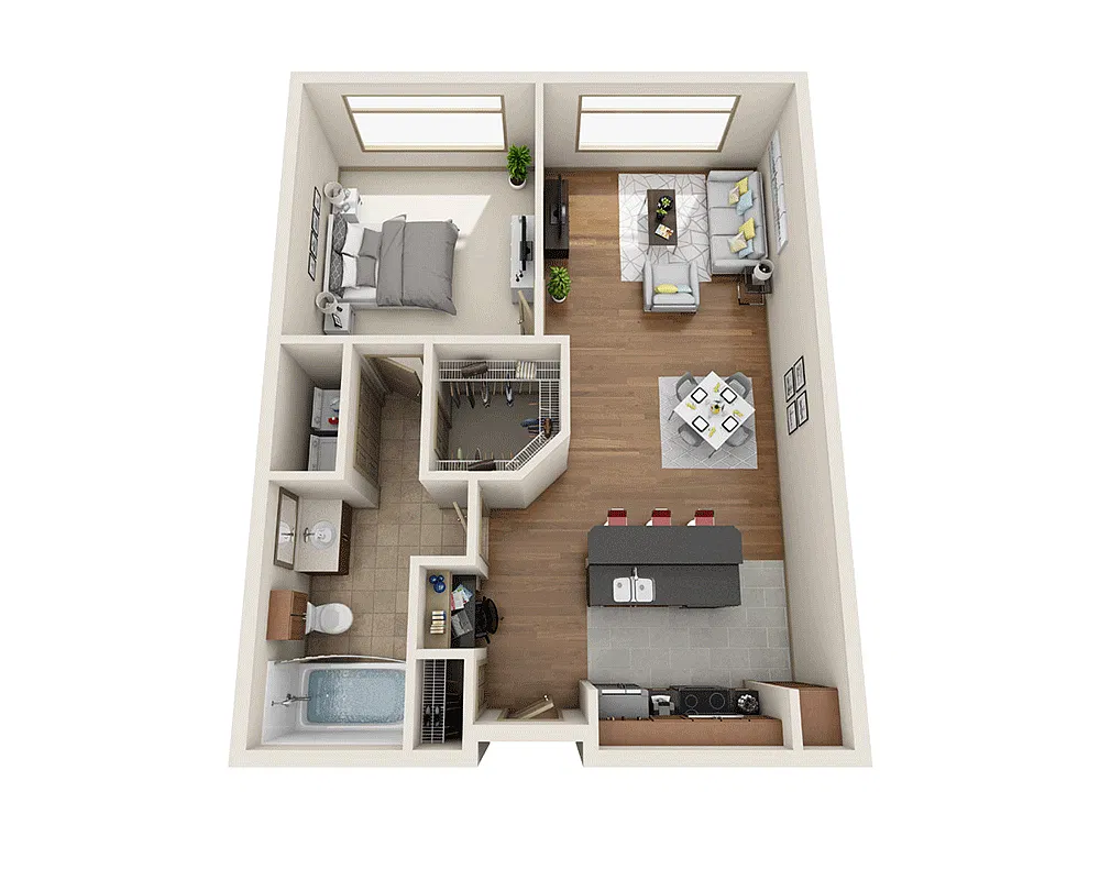 Floor plan Plan A (A1A)