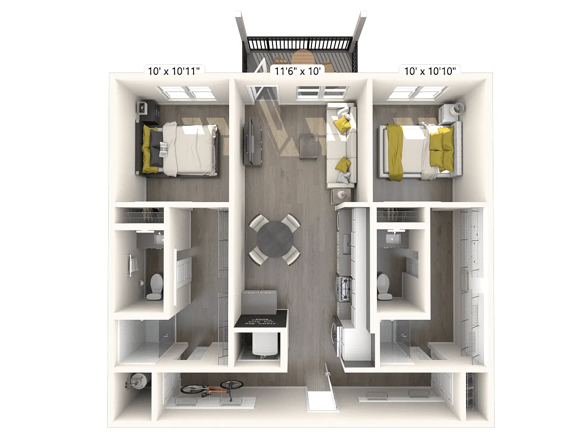 Floor plan Furnished-f-BM02-scheme-1