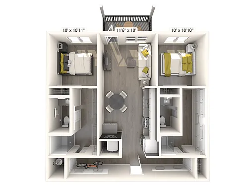 Floor plan Furnished-f-BM02-scheme-1