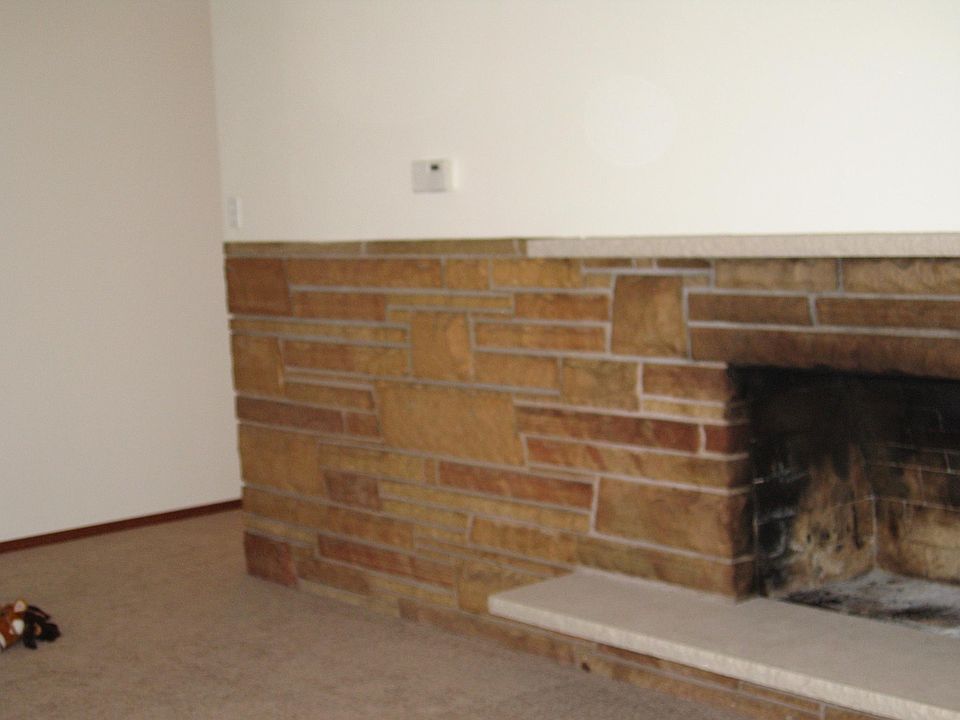 fire place in living room