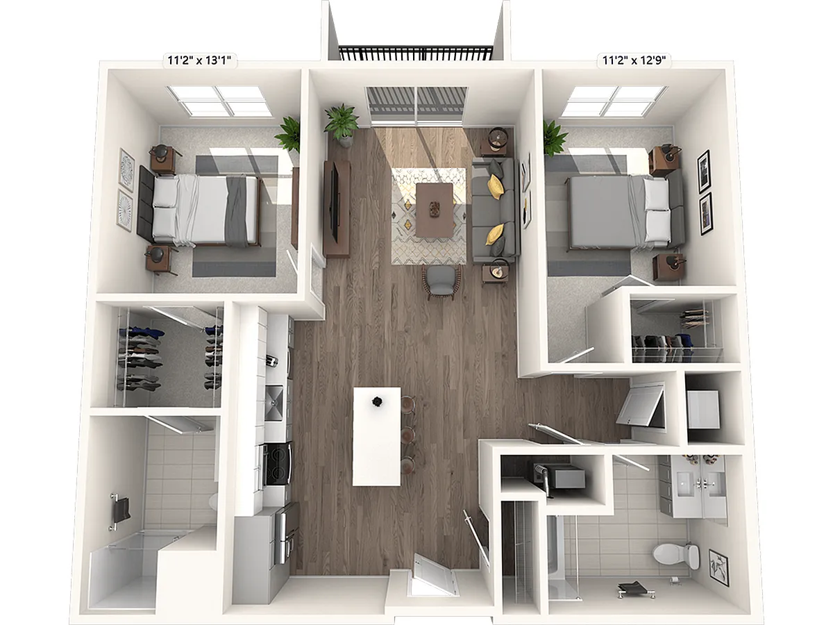 Floor plan 2A1