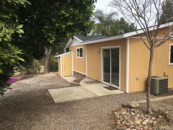 Back of house patio