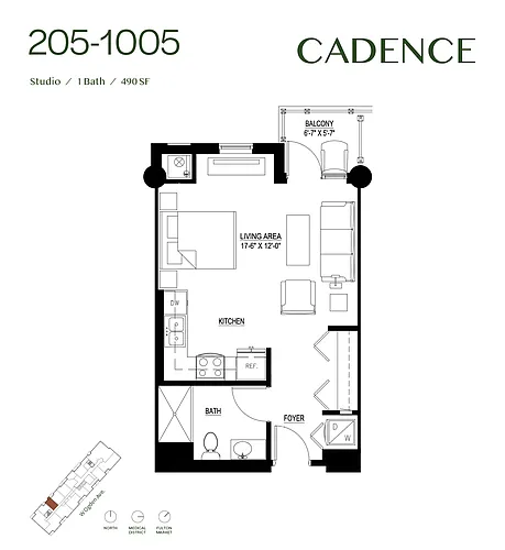 Floor plan 205-1005