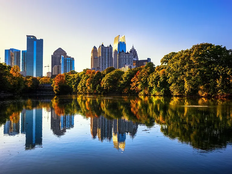 Soak in the views at Piedmont Park - just a short drive from Modera Old Ivy