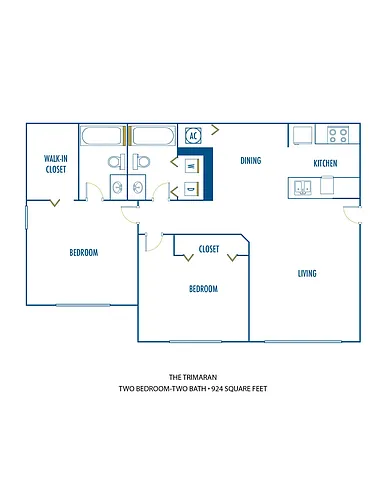 Floor plan Two Bedroom