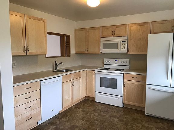 New cabinets and appliances