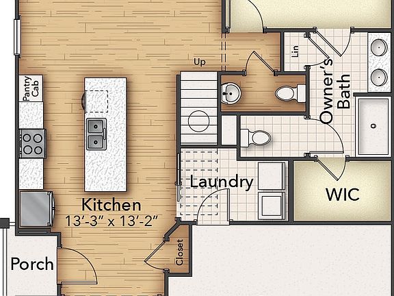 1st Floor with Owner s Bedroom Bumpout