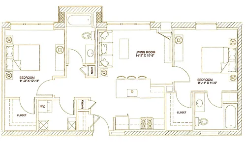 Floor plan The Preston