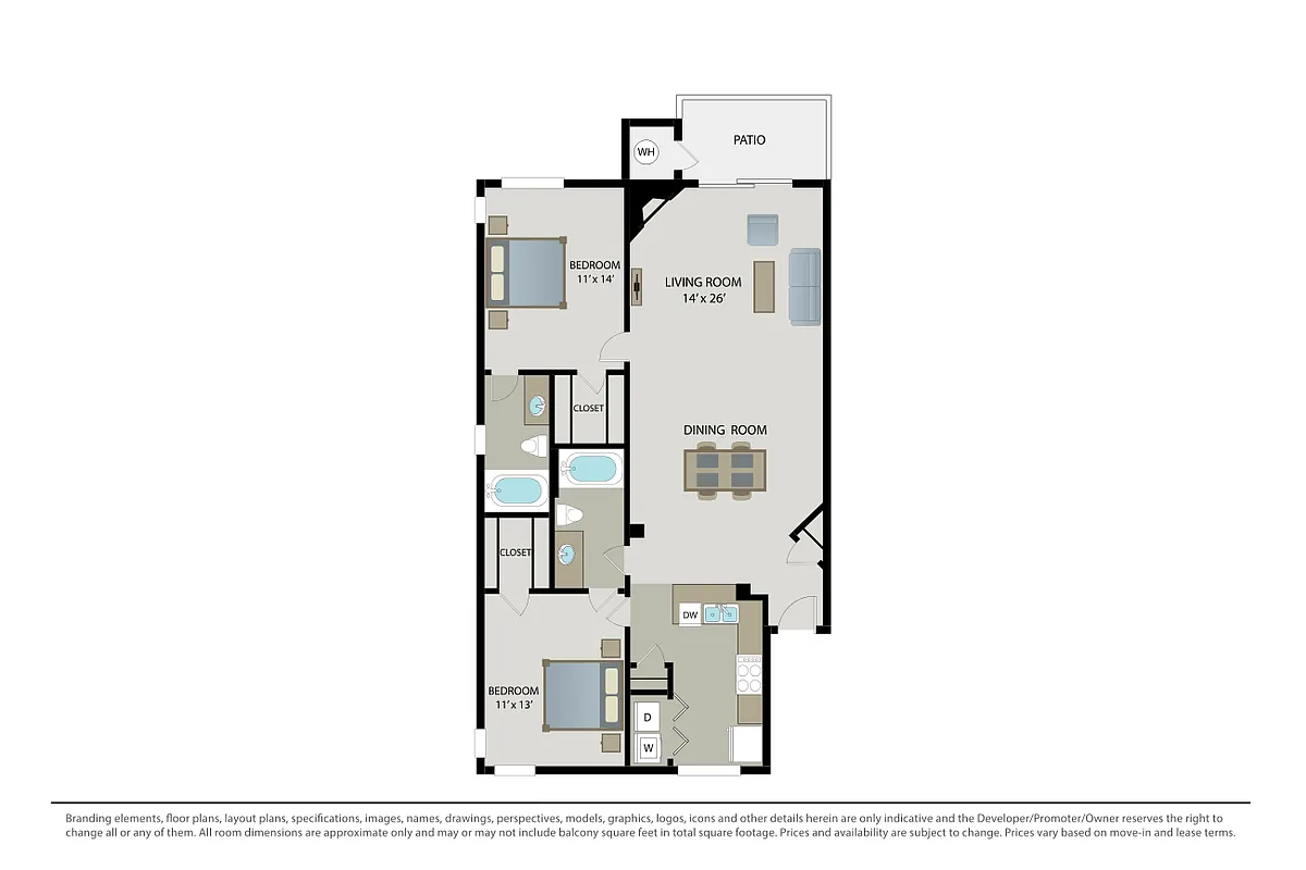 Floor plan Hampton