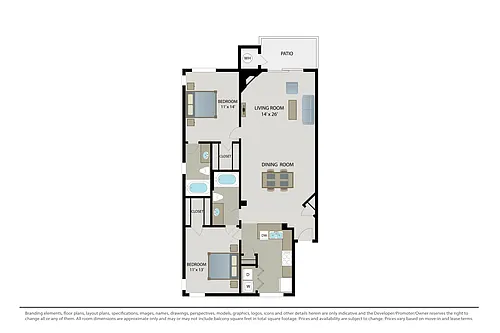 Floor plan Hampton