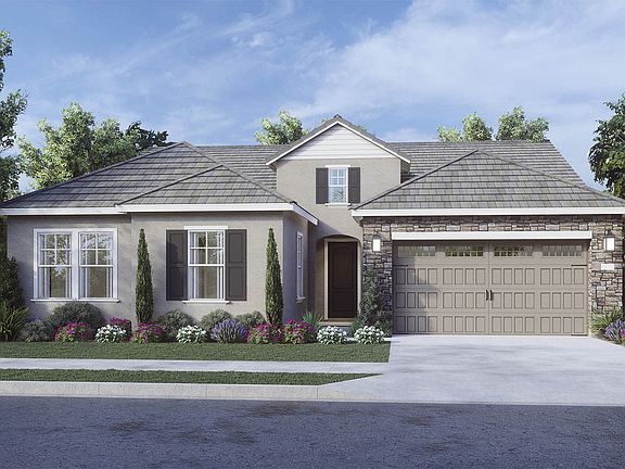 Cottage w Stone Accents