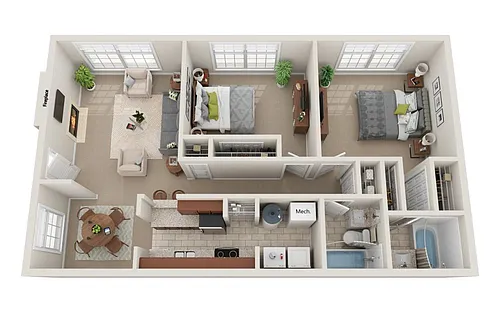 Floor plan B2R