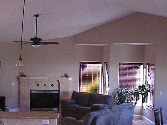 Living room with Fireplace