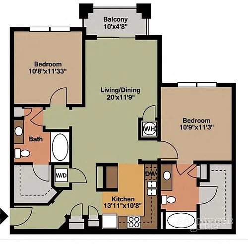 Floor plan The Davis - Classic