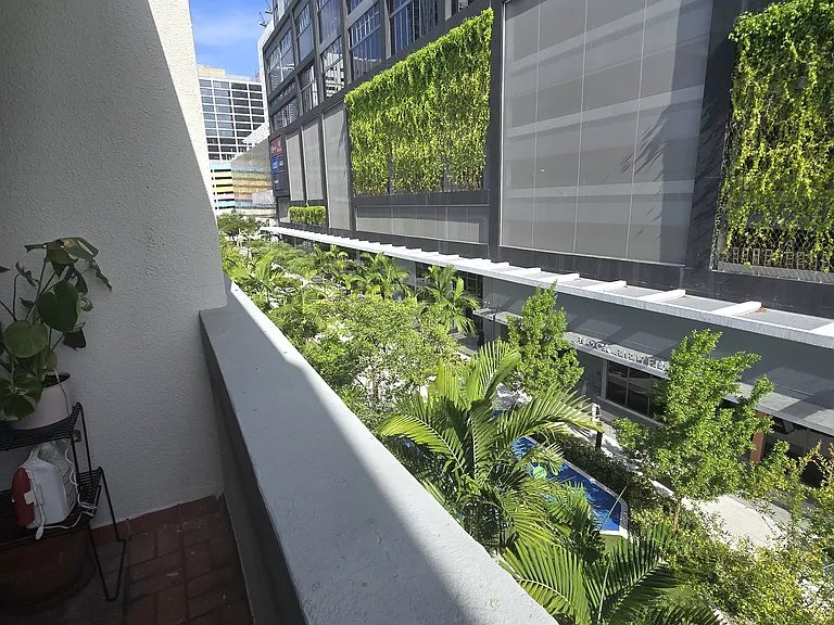 Balcony view east
