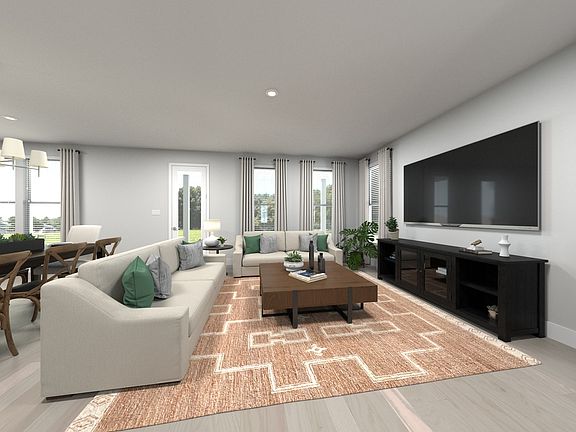 Virtually Staged Great Room