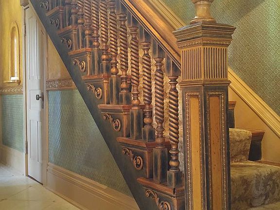 Turned-spindle Staircase...