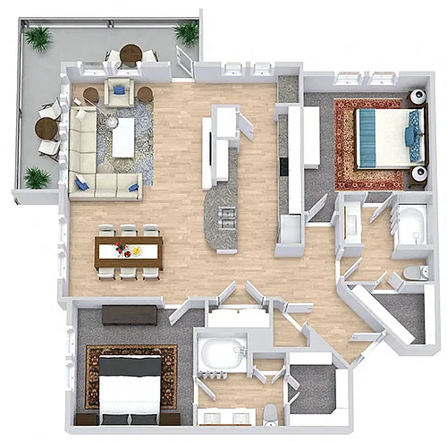 Floor plan Star