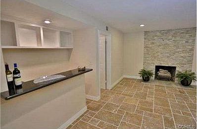 Family room and built in bar