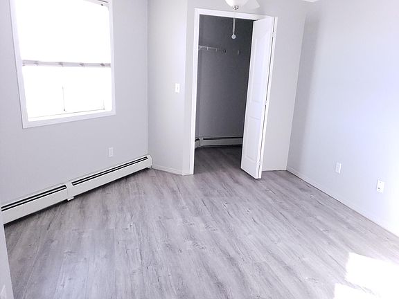 Master bedroom with walk in closet