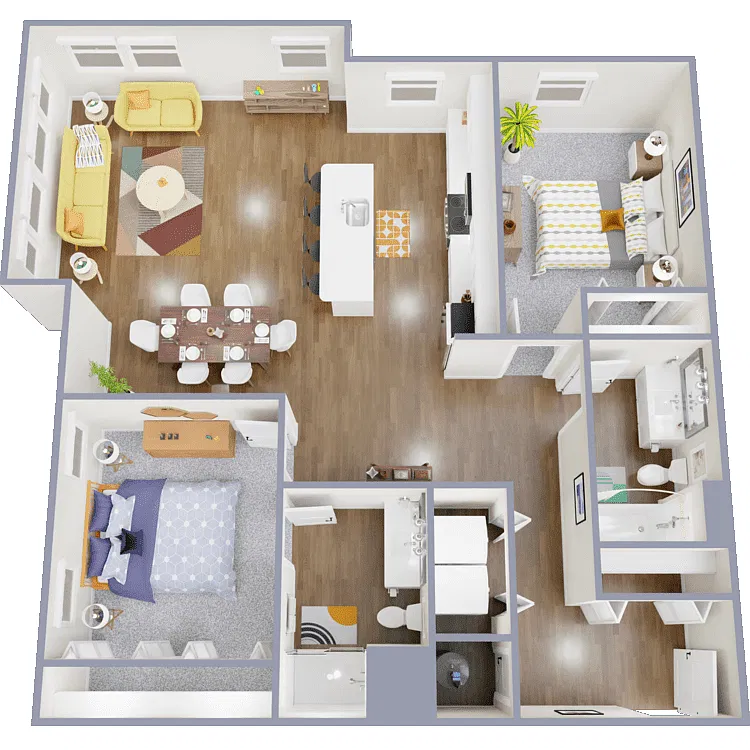Floor plan Velour Divan