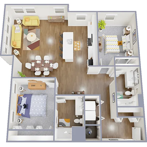 Floor plan Velour Divan
