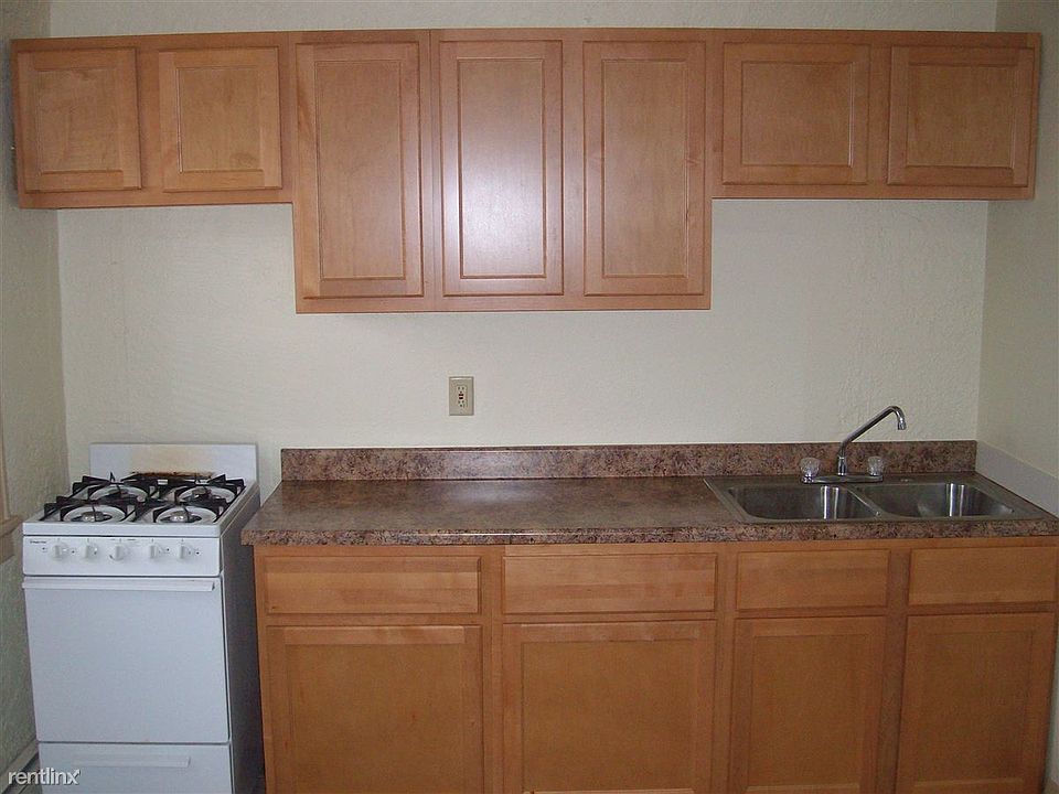 New kitchen cabinets in many remodeled units