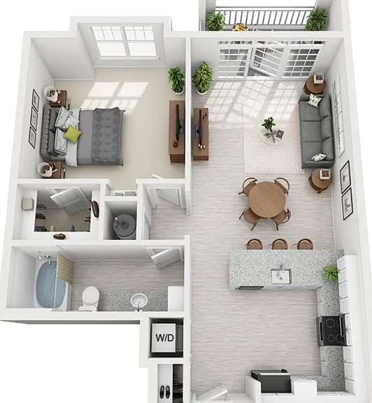A6 floor plan Fountains Matthews
