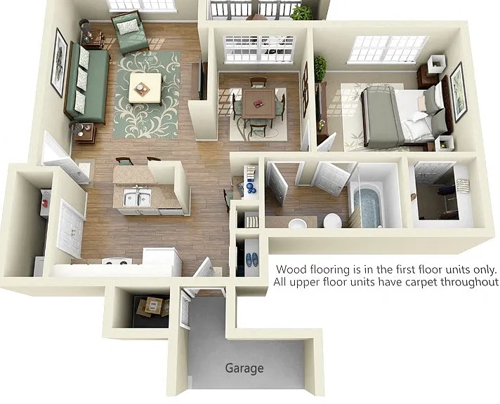 Cypress Lake at Stonebriar Apartments — Photo 13