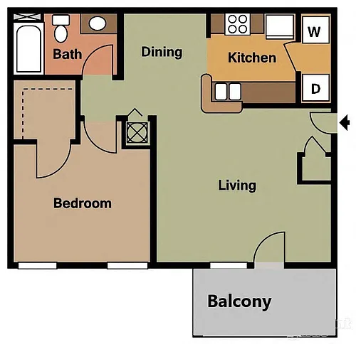 Floor plan The Hampton