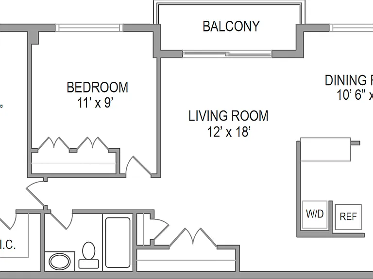 B1.1 BALCONY B1.1 BALCONY