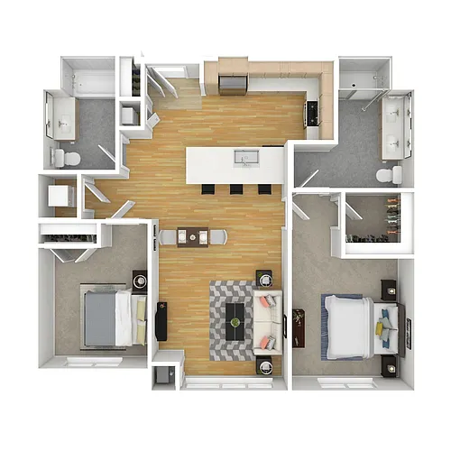 Floor plan 2B