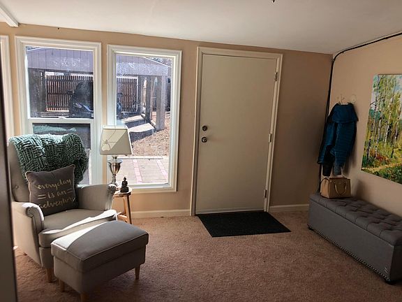 Sun room - previous tenant decor