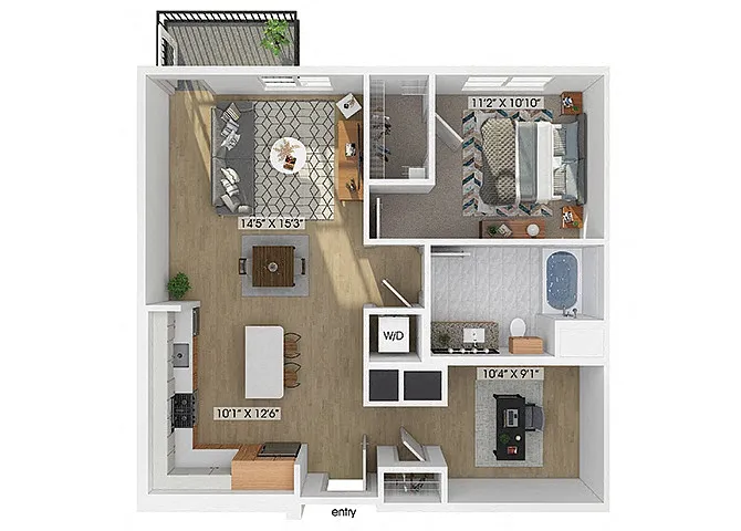 Floor plan A10DV