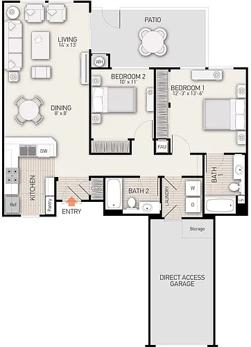Floor plan Plan C