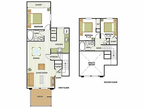 Floor plan 3x2T